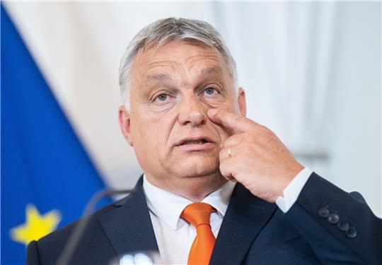 Viktor Orban, Ministerpräsident von Ungarn, wird von der ukrainischen Führung scharf für seine Haltung im Ukrainekrieg kritisiert. Foto: DPA