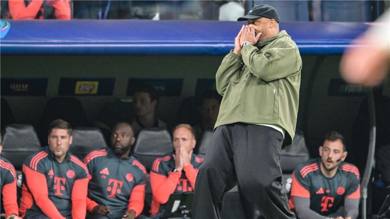 Vincent Kompany ging am Spielfeldrand emotional mit bei seinem großen Sieg im 100. Pflichtspiel als Bayern-Trainer.