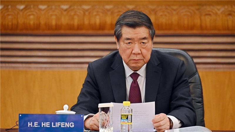 Vize-Ministerpräsident He Lifeng führte die chinesische Delegation bereits bei den Gesprächen in der Schweiz. (Archivbild)  