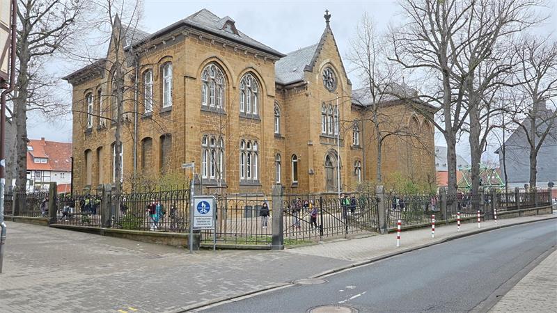  Die Goetheschule in Goslar.