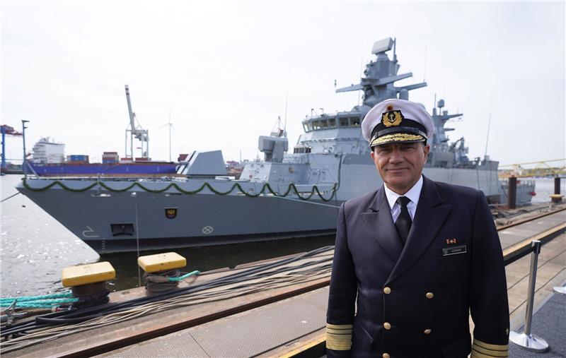 Vizeadmiral Frank Lenski, Befehlshaber der Flotte und Unterstützungskräfte und Stellvertreter Inspekteur der Marine.