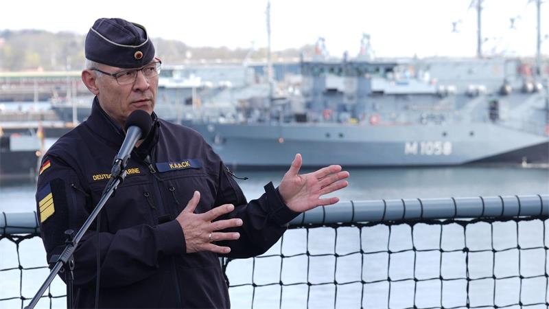 Vizeadmiral Jan Christian Kaack sagte, Deutschland und die Verbündeten hätten inzwischen ein viel besseres Lagebild als zuvor. (Archivbild)
