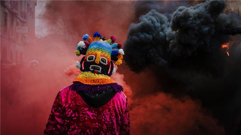 Volkskarneval gegen den Aufstieg des Faschismus