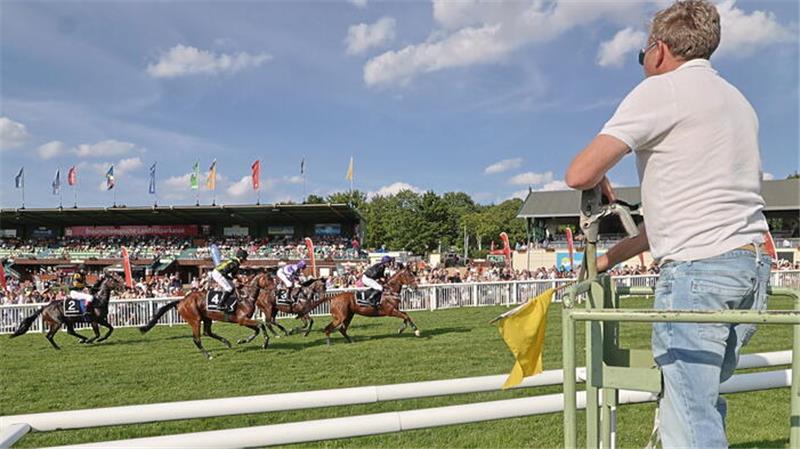 Voller Einsatz: Pferde im Rennmodus – und Zuschauer ganz nah dran.