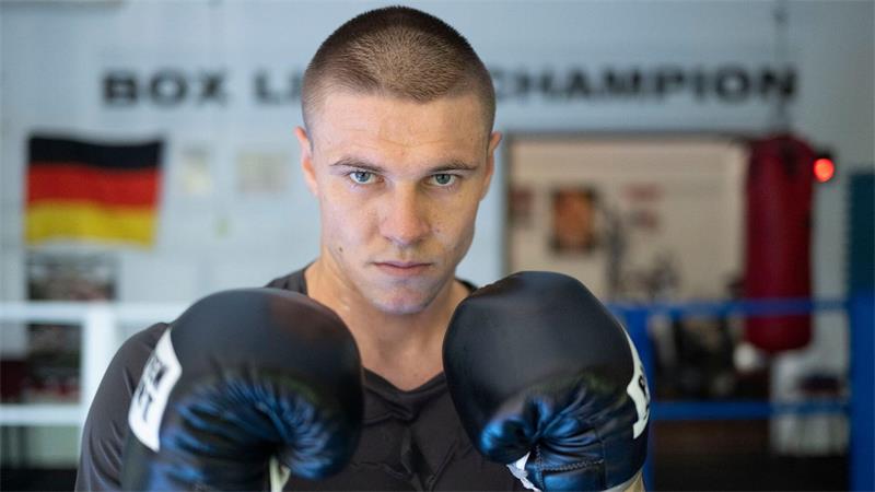 Boxer Zachenhuber verliert WM-Kampf gegen Sheeraz Voller Fokus: Simon Zachenhuber. (Fotoproduktion)