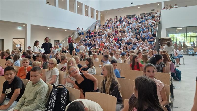 Volles Haus: Im Vorjahr schult das CvD-Gymnasium gleich sechs fünfte Klassen ein – Rekord.