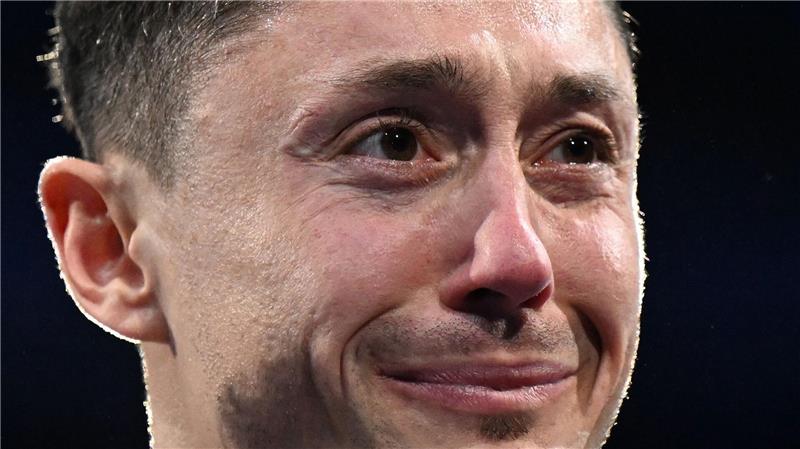 Von Emotionen überwältigt: Andreas Toba.