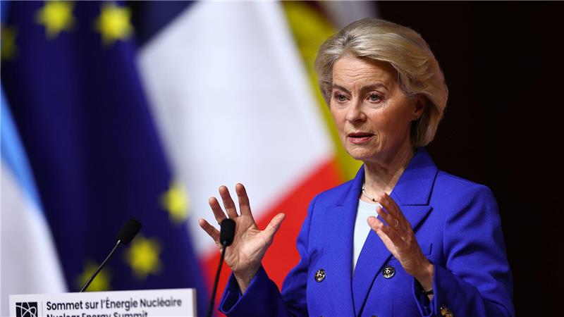 Von der Leyen hat es als einen strategischen Fehler bezeichnet, dass Europa sich von der Kernenergie abgewendet hat.