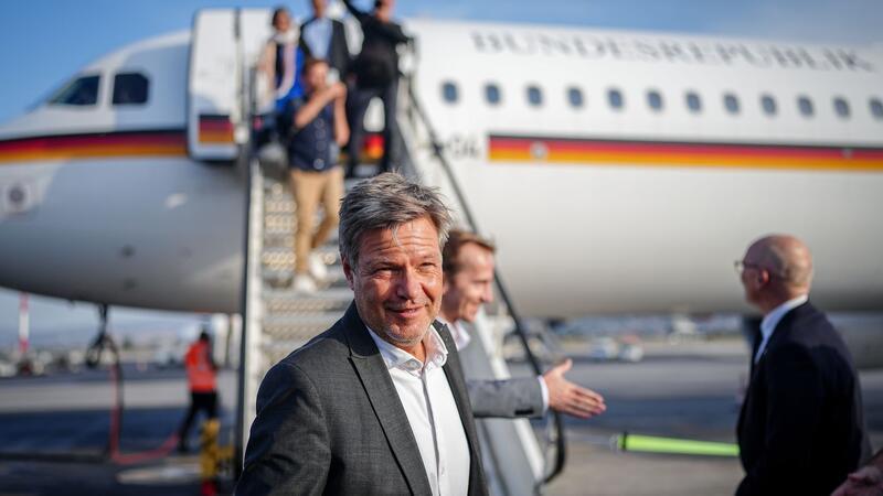 Vor dem Abflug nach Griechenland.