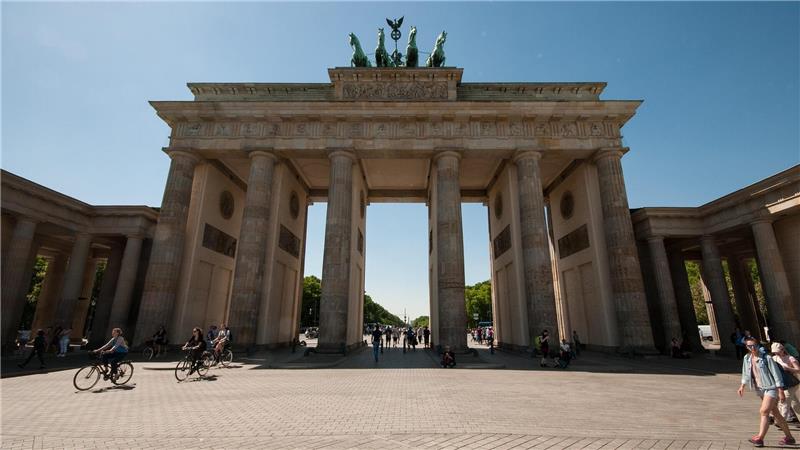 Vor dem Brandenburger Tor in Berlin soll am 10. Mai eine Großdemonstration stattfinden.