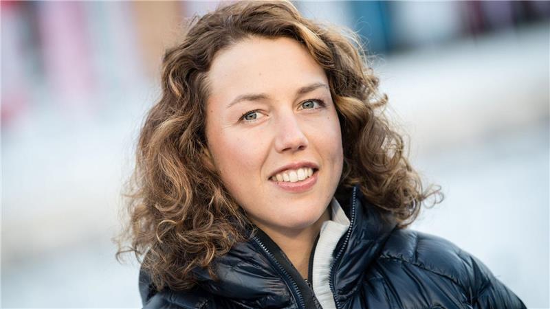 Vor der Kamera überzeugte Dahlmeier als TV-Expertin im ZDF. 