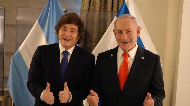 Vor seiner Rede im UN-Plenum trifft Israels Regierungschef Netanjahu mit dem argentinischen Präsidenten Milei einen engen Verbündeten.