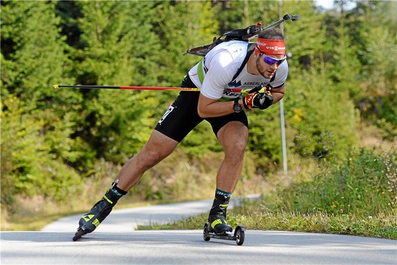 Harzer Biathleten greifen in Ruhpolding an Vor zwei Jahren feierte Danilo Riethmüller als Dritter im Sprint der deutschen Meisterschaften seinen bislang letzten großen Erfolg. Der 23-Jährige will nun am Wochenende in Ruhpolding wieder auf sich aufmerksam machen. Foto: Deubert