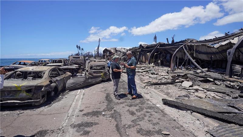 Vor zwei Jahren hatte ein Flammeninferno Teile der Insel Maui zerstört. (Archiv) 