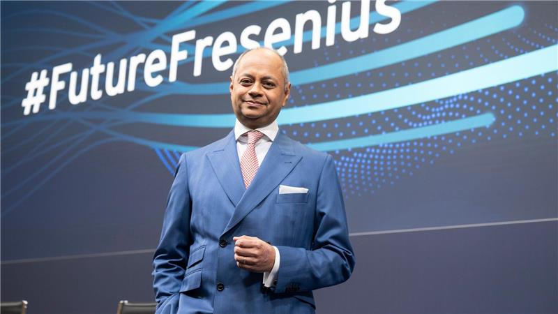Fresenius legt zu - und will Trump-Zölle noch abwenden Vorstandschef Michael Sen hofft, dass US-Zölle auf Pharmazeutika nicht kommen (Archivbild)