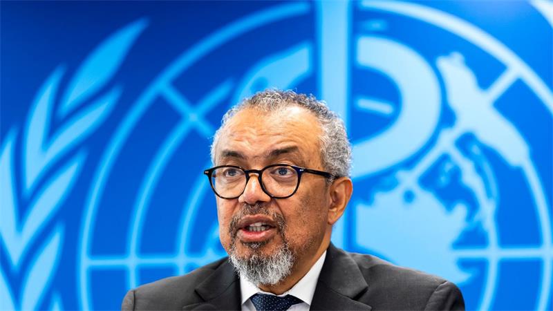 WHO-Generaldirektor Tedros sieht den Ausbruch noch lange nicht unter Kontrolle.