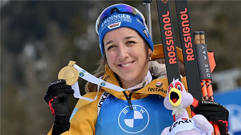 WM-Gold in der Schweiz: Franziska Preuß erlebt die Saison ihres Lebens. (Archivbild)