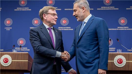 Wadephul sagte, er stelle immer wieder fest, dass es sehr viel übereinstimmende Interessen mit der Türkei gebe.