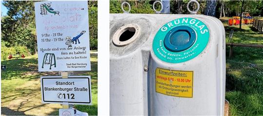 Während das Einwerfen von Glas beispielsweise über die Mittagszeit erlaubt ist, müssen Bad Harzburgs Kinder zwischen 13 und 15 Uhr die Spielplätze verlassen.  Fotos: GZ-Archiv