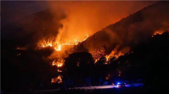 Waldbrände verursachen hohe Kohlenstoff-Emissionen. (Archivbild)