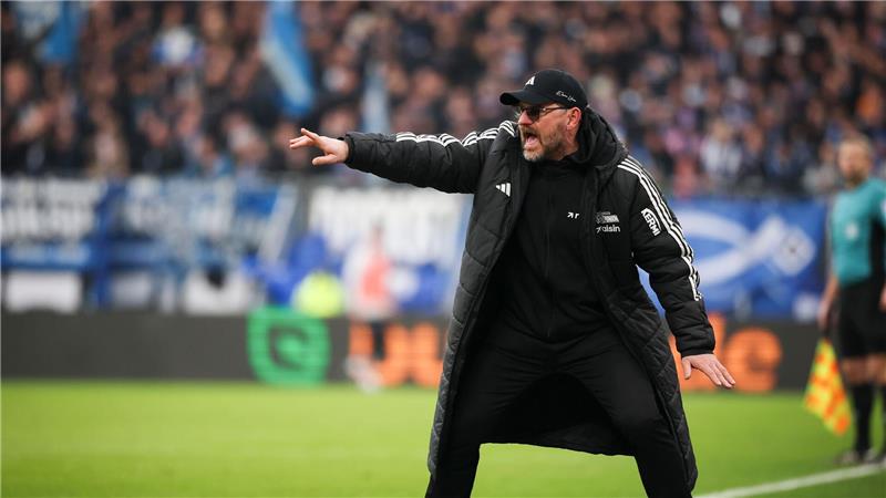 War bei seinem Ex-Club zu Gast: Berlins Trainer Steffen Baumgart.