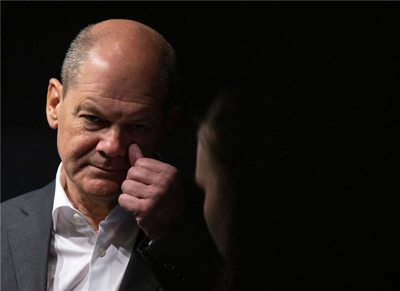 Scholz: Putin hat Deutschland nicht gedroht War des Zögerns in der Kampfpanzer-Frage stark in Kritik geraten: Bundeskanzler Olaf Scholz.