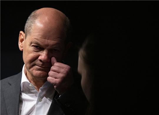 War des Zögerns in der Kampfpanzer-Frage stark in Kritik geraten: Bundeskanzler Olaf Scholz.
