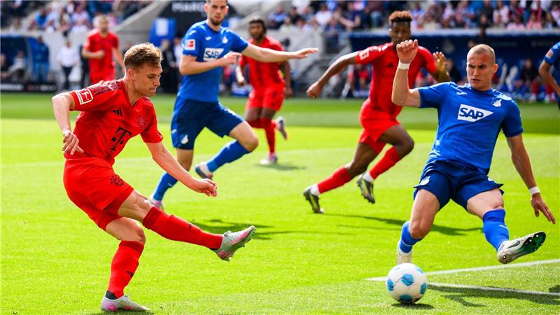 War einer der auffälligsten Bayern-Akteure beim Sieg in Hoffenheim: Joshua Kimmich. 