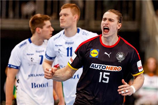 War erfolgreichster DHB-Schütze beim zweiten Test gegen Island: Juri Knorr.