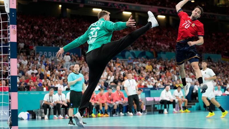 Dank Wolff: Deutschlands Handballer spielen um Olympia-Gold War kaum zu überwinden: Torhüter Andreas Wolff.