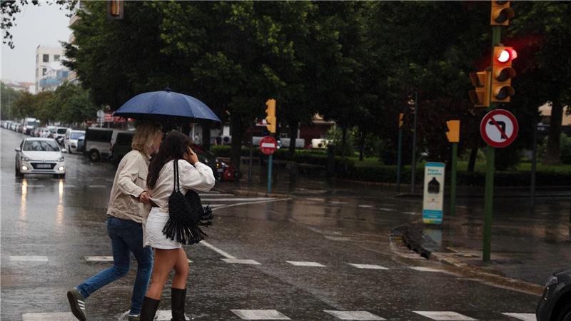Warnstufe Gelb galt auf Mallorca noch bis 18 Uhr.