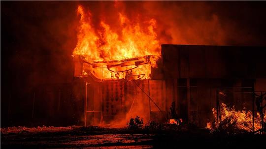 Was das Feuer genau auslöste, ist noch unklar.