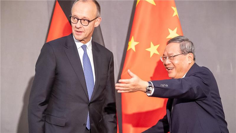 Merz in Peking: Wie abhängig ist Deutschland von China? Was erreicht der Kanzler in China? (Archivbild)