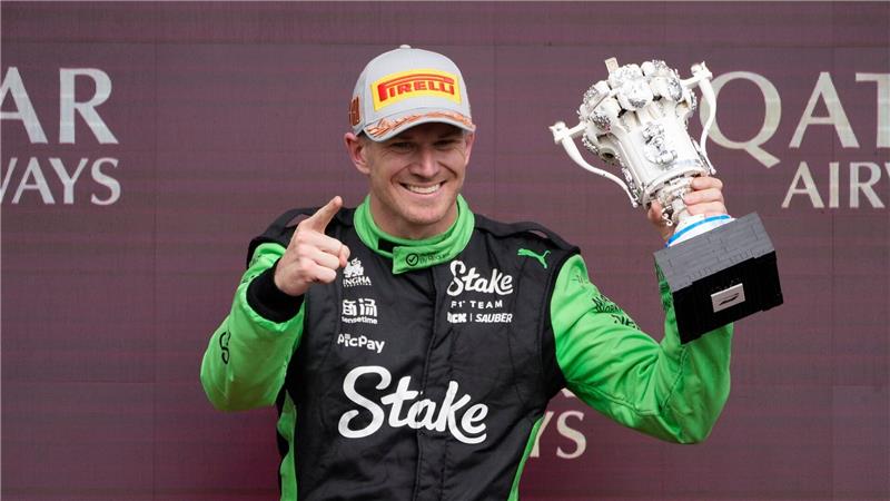 Tops und Flops der Saison: „Hulks“ Podest und Hamiltons K.o. Was für eine Freude, als es endlich so weit war: Das Ende der podestslosen Zeit von Nico Hülkenberg. (Archivbild)