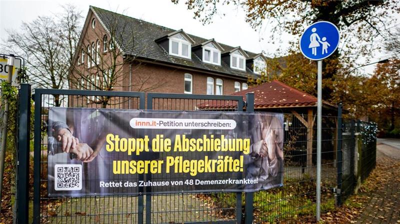 Drohende Abschiebung von Pflegern - Lauterbach will helfen Wegen der drohenden Abschiebung von Pflegekräften fürchten die Betreiber eines Pflegeheims in Wilstedt im Landkreis Rotenburg um die Existenz des Hauses. (Archivbild)