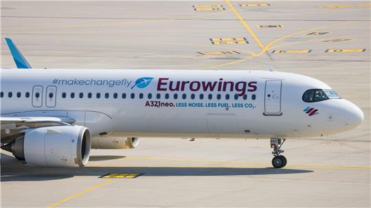 Wegen der hohen Nachfrage fliegt Eurowings zusätzliche Verbindungen nach Westeuropa. (Archivbild)