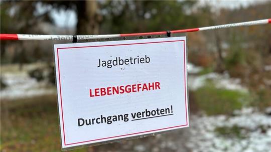 Wegen einer Jagd werden am 8. Januar nicht nur einige Wanderwege, sondern auch die Stahlhaistraße gesperrt.Foto: Eggers