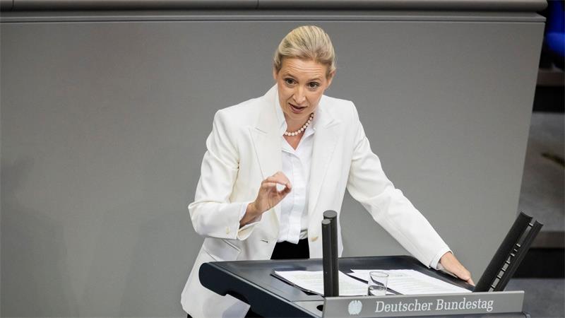 Weidel sieht Schwarz-Rot am Ende.