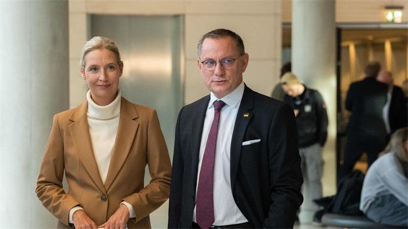 AfD-Parteitag in Erfurt: Darum geht es am Wochenende Weidel und Chrupalla gelten an der AfD-Spitze als gesetzt. (Archivbild)