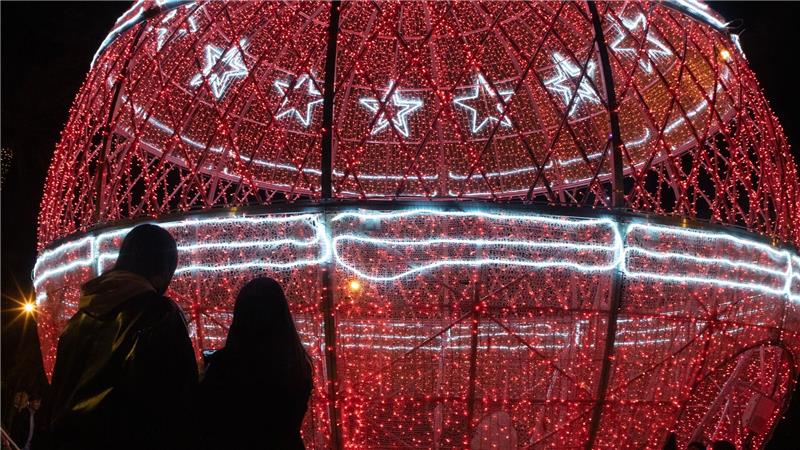 Weihnachtsstimmung in Palma. 