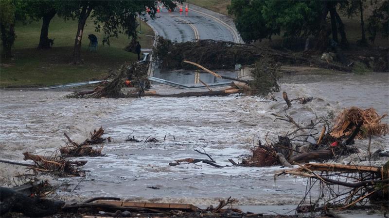 Weiter heftiger Regen in Texas erwartet.