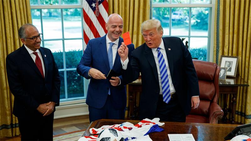US-Star Balogun darf gegen Belgien spielen Welche Rolle hat US-Präsident Trump in dem Fall gespielt? (Archivbild)