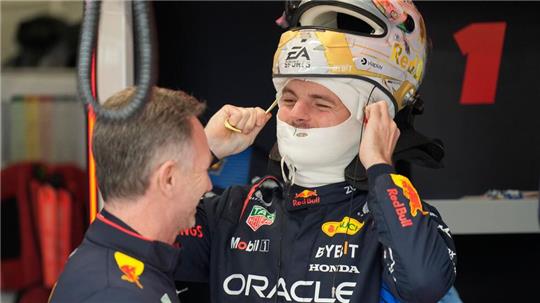 Weltmeister Max Verstappen hat sich auch von der Titelparty in Las Vegas bis in die Morgenstunden erholt. 