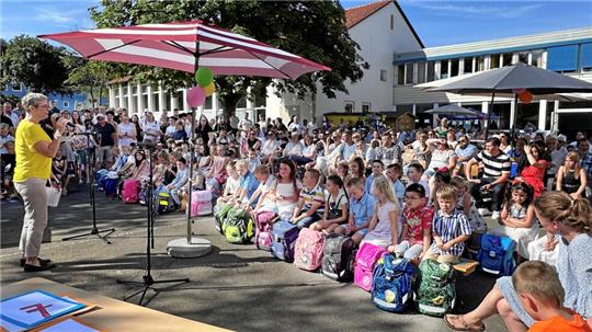 Wenn die Geburtenzahlen fallen, wirkt sich das in einigen Jahren auch auf die Einschulungen (hier ein Archivbild aus der Gerhart-Hauptmann-Grundschule) aus.