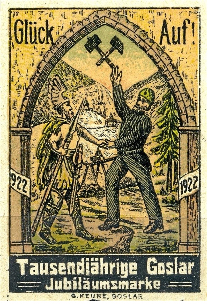 Wer Stadt sagt, meint auch den Berg(-bau): Goslar und sein Rammelsberg sind nicht erst seit gemeinsamen Welterbe-Zeiten untrennbar verbunden.  Repros: Knust