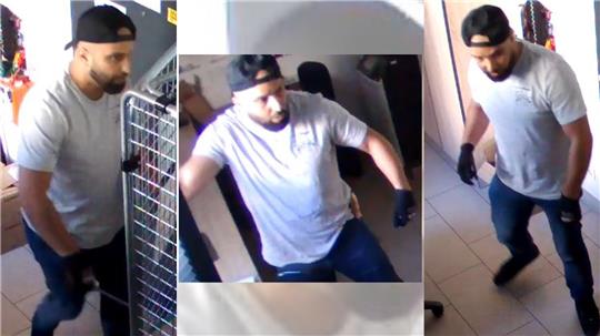 Wer kann Angaben zu dem Tatverdächtigen machen? Fotos: Polizei