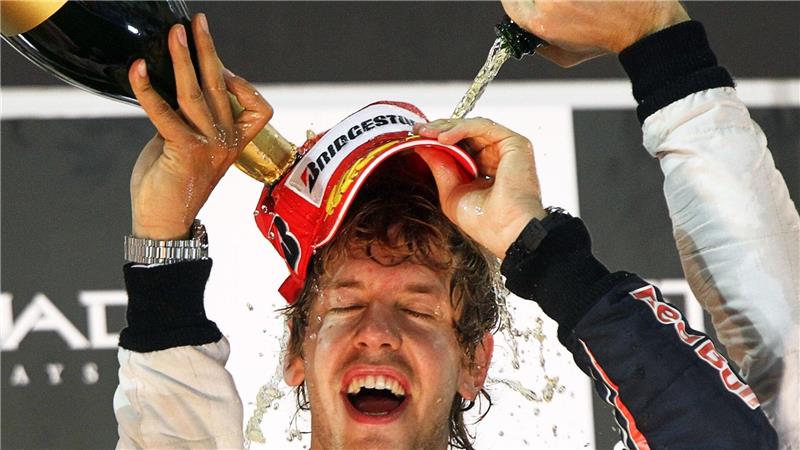 Wer macht am Sonntag in Abu Dhabi den Vettel? (Archivbild)