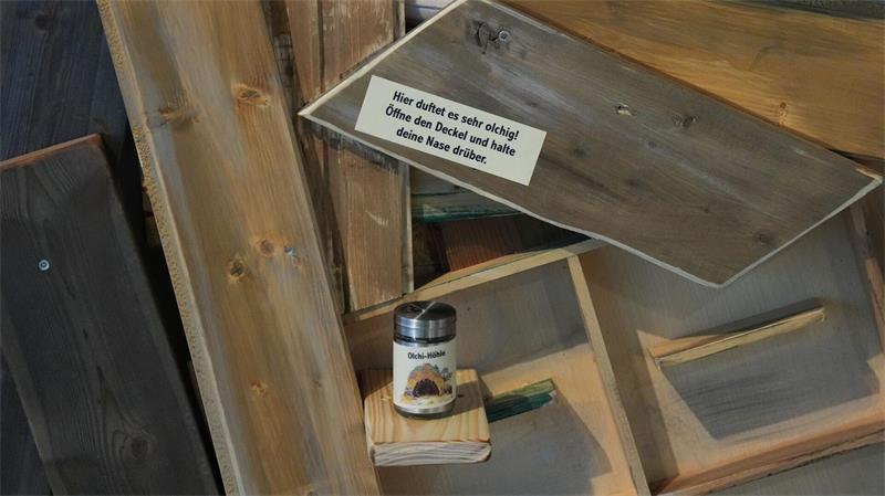 Das ist krötig - Immersive Erlebniswelt rund um die Olchis Wer mutig genug ist, kann auch mal eine Prise Olchis-Höhle und Stinkesocken einatmen.