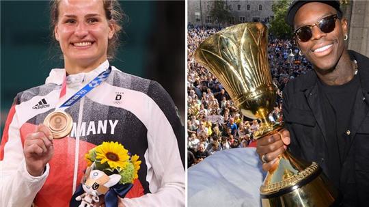 Werden die deutsche Fahne in Paris tragen: Judoka Anna-Maria Wagner und Basketballer Dennis Schröder.