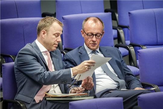 Werden künftig nicht mehr an der Parteispitze zusammenarbeiten: Friedrich Merz (r.) und Mario Czaja.